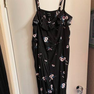 Torrid Size 2 Floral Jumpsuit